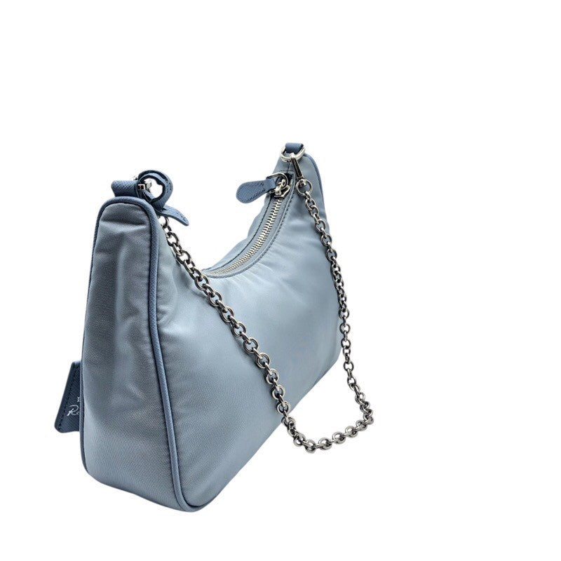 プラダ PRADA Re-Edition 2005 バッグ 1BH204 ライトブルー×SV
