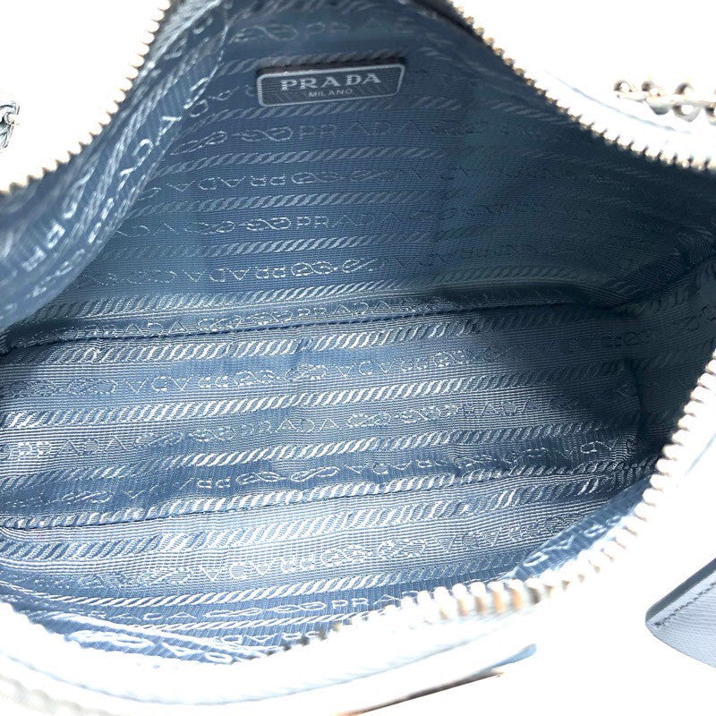 プラダ PRADA Re-Edition 2005 バッグ 1BH204 ライトブルー×SV