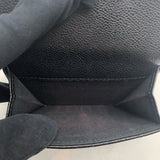 シャネル CHANEL マトラッセ3つ折り財布 AP0230 ブラック/SV金具 キャビア レディース 三つ折り財布
