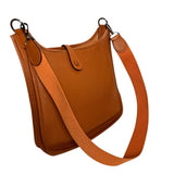 エルメス HERMES エヴリン1PM □H刻 オレンジ シルバー金具 トリヨンクレマンス レディース ショルダーバッグ