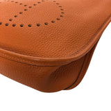 エルメス HERMES エヴリン1PM □H刻 オレンジ シルバー金具 トリヨンクレマンス レディース ショルダーバッグ
