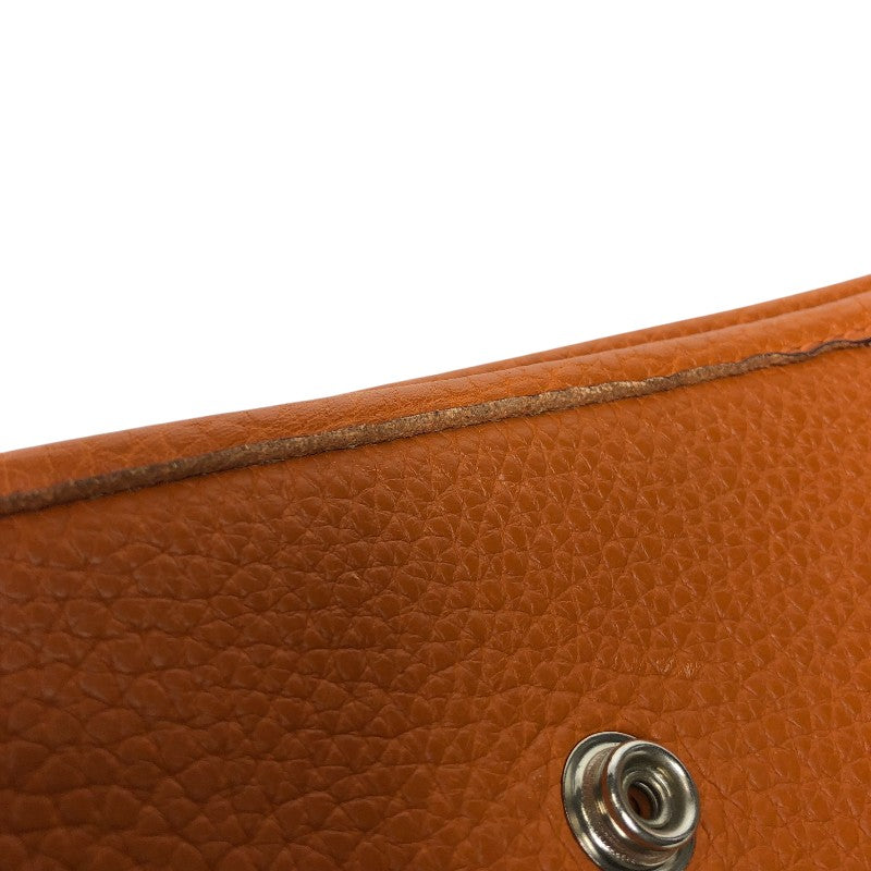 エルメス HERMES エヴリン1PM □H刻 オレンジ シルバー金具 トリヨンクレマンス レディース ショルダーバッグ