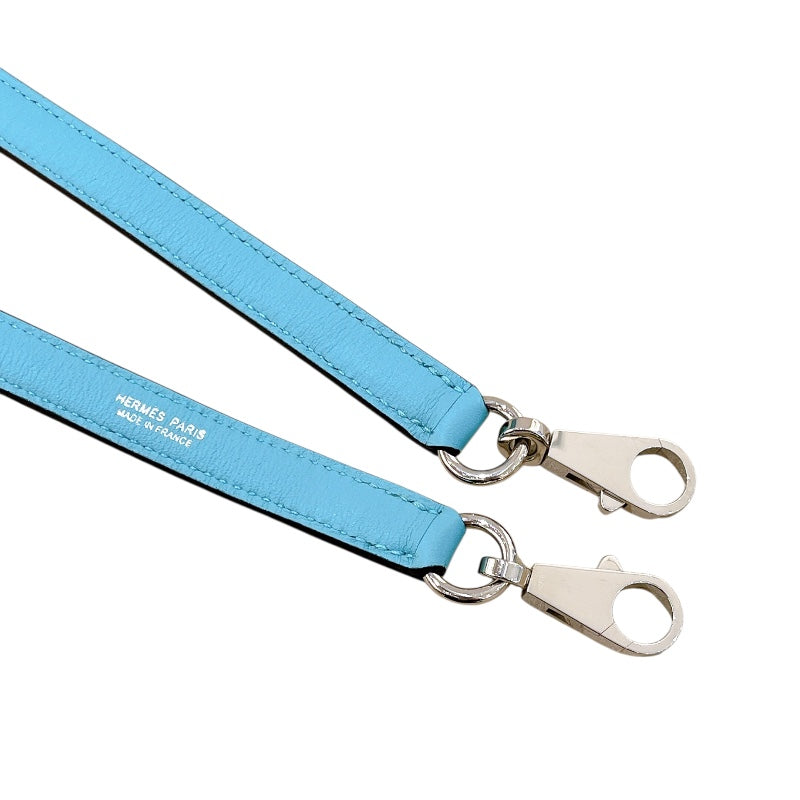エルメス HERMES ボリード27 X刻 ブルーアトール/SV金具 スイフト レディース ハンドバッグ