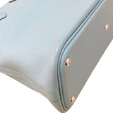 エルメス HERMES ボリード27 X刻 ブルーアトール/SV金具 スイフト レディース ハンドバッグ