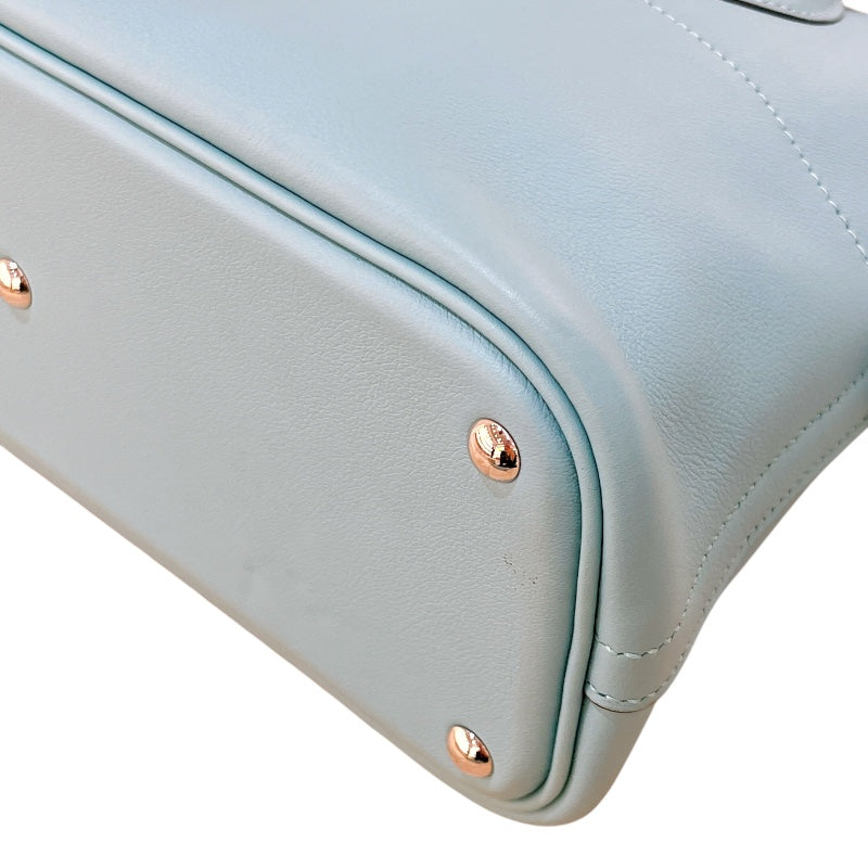 エルメス HERMES ボリード27 X刻 ブルーアトール/SV金具 スイフト レディース ハンドバッグ
