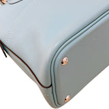 エルメス HERMES ボリード27 X刻 ブルーアトール/SV金具 スイフト レディース ハンドバッグ