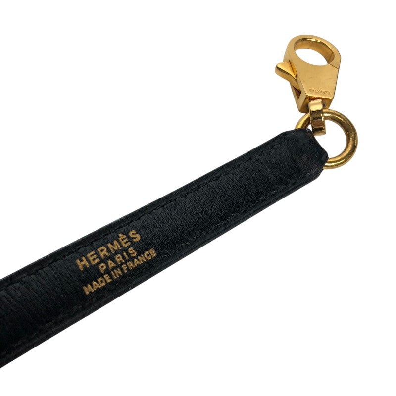 エルメス HERMES ケリー28 外縫い 〇Y刻 ブラック ゴールド金具 ボックスカーフ レディース ショルダーバッグ