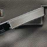 エルメス HERMES ケリー28　内縫い □J刻 エトゥープ×SV金具 トリヨン レディース ショルダーバッグ