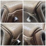 エルメス HERMES ケリー28　内縫い □J刻 エトゥープ×SV金具 トリヨン レディース ショルダーバッグ