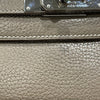 エルメス HERMES ケリー28　内縫い □J刻 エトゥープ×SV金具 トリヨン レディース ショルダーバッグ