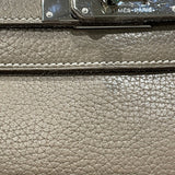 エルメス HERMES ケリー28　内縫い □J刻 エトゥープ×SV金具 トリヨン レディース ショルダーバッグ