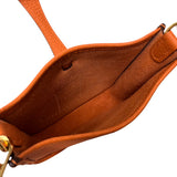 エルメス HERMES エヴリンTPM Ｗ刻 オレンジフィールド ゴールド金具 トリヨン レディース ショルダーバッグ