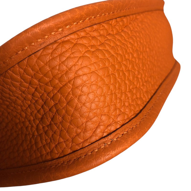 エルメス HERMES エヴリンTPM Ｗ刻 オレンジフィールド ゴールド金具 トリヨン レディース ショルダーバッグ