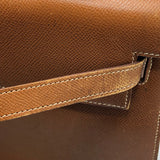 エルメス HERMES ケリー35　外縫い ◯S刻 ゴールド×GD金具 ヴォー・グレネ・クシュベル ユニセックス ショルダーバッグ