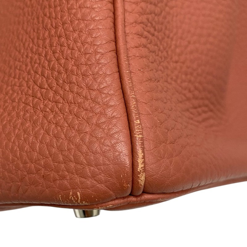 エルメス HERMES バーキン30 □Q刻 ロージー シルバー金具 トゴ レディース ハンドバッグ