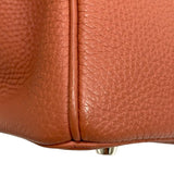 エルメス HERMES バーキン30 □Q刻 ロージー シルバー金具 トゴ レディース ハンドバッグ
