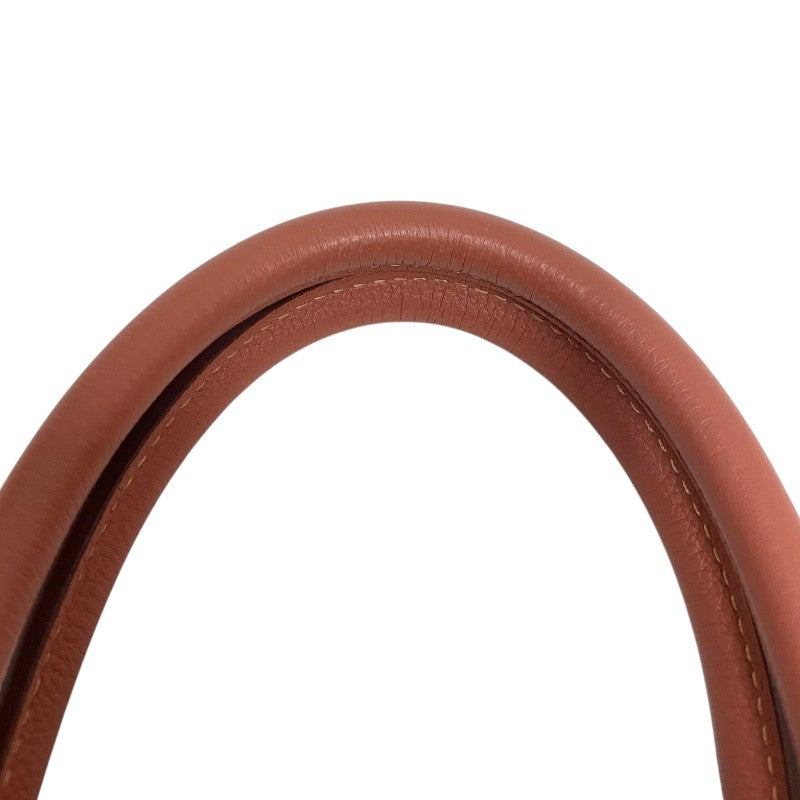 エルメス HERMES バーキン30 □Q刻 ロージー シルバー金具 トゴ レディース ハンドバッグ