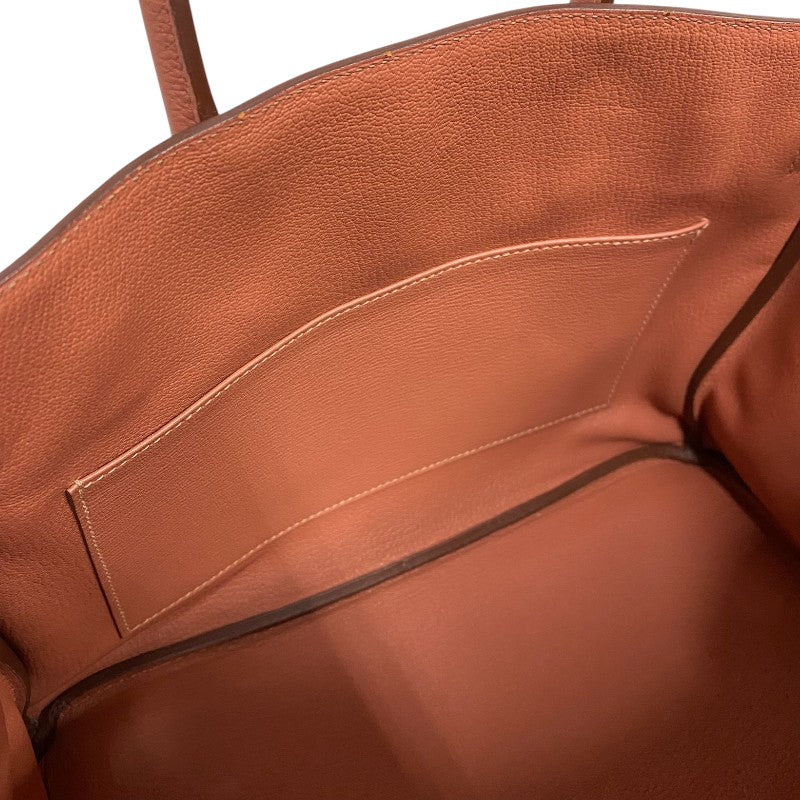 エルメス HERMES バーキン30 □Q刻 ロージー シルバー金具 トゴ レディース ハンドバッグ