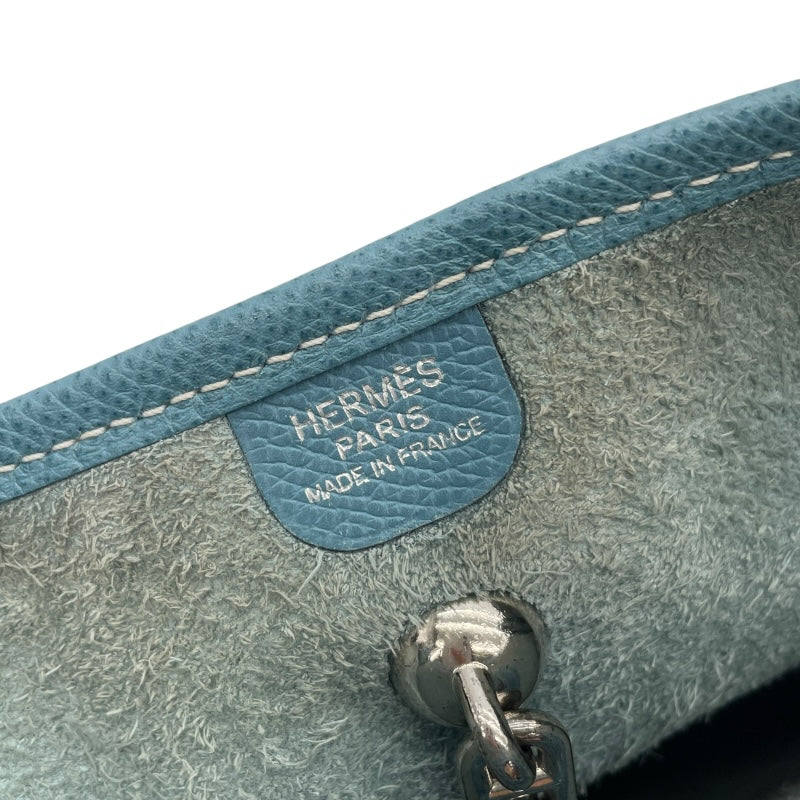 エルメス HERMES ヴェスパPM □J刻 ブルージーン クシュベル レディース ショルダーバッグ