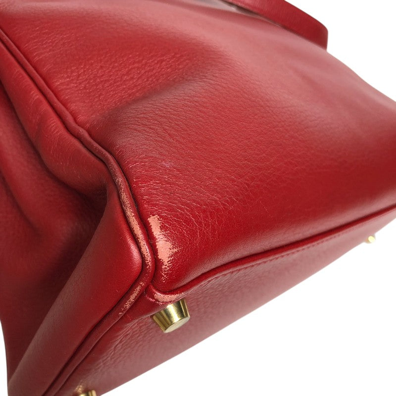 エルメス HERMES ケリー32 外縫い □B刻 ルージュヴィフ ゴールド金具 ヴォーガリバー レディース ハンドバッグ