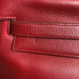 エルメス HERMES ケリー32 外縫い □B刻 ルージュヴィフ ゴールド金具 ヴォーガリバー レディース ハンドバッグ
