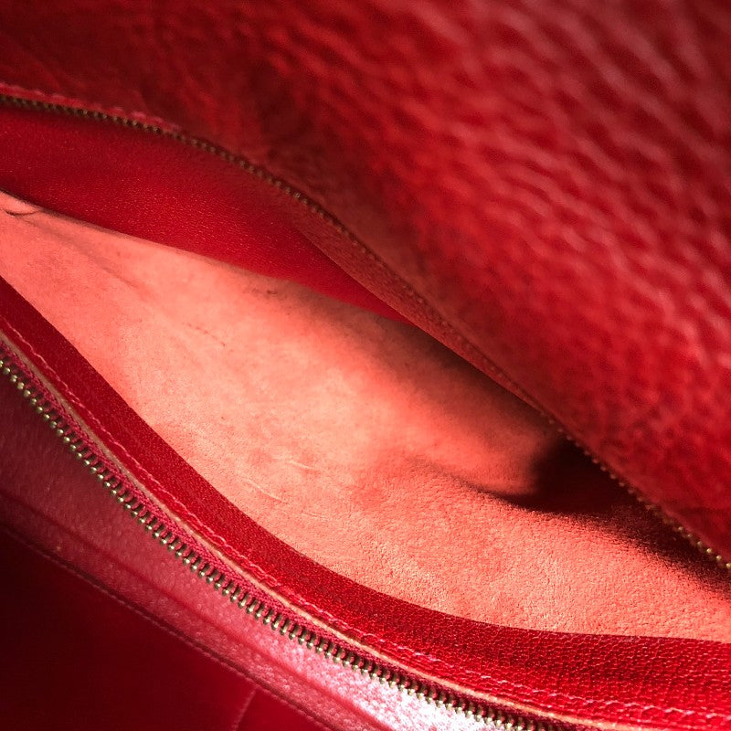 エルメス HERMES ケリー32 外縫い □B刻 ルージュヴィフ ゴールド金具 ヴォーガリバー レディース ハンドバッグ