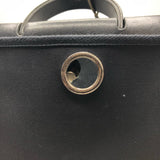 エルメス HERMES エールバッグアドPM □D刻 ブラック×SV金具 トワルオフィシェ/ヴァッシュハンター レディース リュック・デイパック