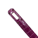 エルメス HERMES ケリーウォレット C刻印 ローズシェヘラザード ゴールド金具 アリゲーターリセ レディース 長財布