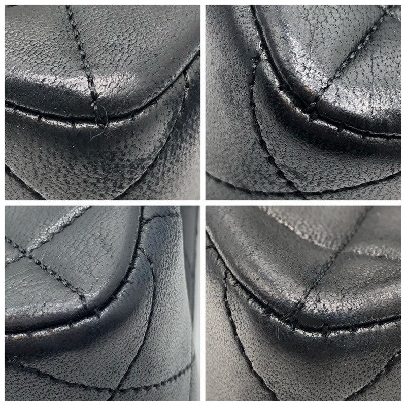 シャネル CHANEL マトラッセチェーンショルダーバッグ ブラック/GD金具 ラム レディース ショルダーバッグ