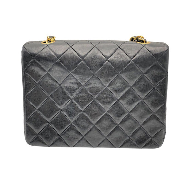 シャネル CHANEL マトラッセチェーンショルダーバッグ ブラック/GD金具 ラム レディース ショルダーバッグ