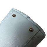 シャネル CHANEL ココハンドル29 A92991 ライトブルー ゴールド金具 キャビアスキン レディース ハンドバッグ