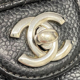 シャネル CHANEL マトラッセ チェーンショルダーバッグ A01115 9番台 ブラック シルバー金具 キャビアスキン レディース ショルダーバッグ
