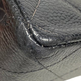 シャネル CHANEL マトラッセ チェーンショルダーバッグ A01115 9番台 ブラック シルバー金具 キャビアスキン レディース ショルダーバッグ