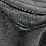 シャネル CHANEL マトラッセ チェーンショルダーバッグ A01115 9番台 ブラック シルバー金具 キャビアスキン レディース ショルダーバッグ