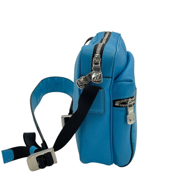 ルイ・ヴィトン LOUIS VUITTON アウトドアメッセンジャーPM M30429 ブルー タイガラマ レディース ショルダーバッグ
