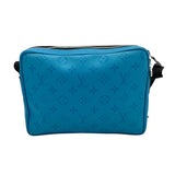 ルイ・ヴィトン LOUIS VUITTON アウトドアメッセンジャーPM M30429 ブルー タイガラマ レディース ショルダーバッグ