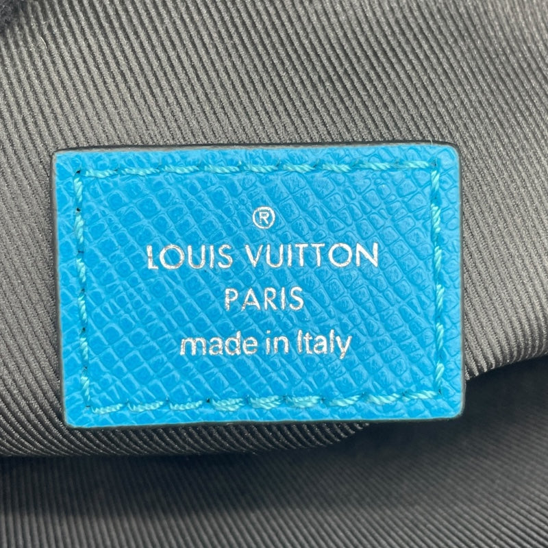 ルイ・ヴィトン LOUIS VUITTON アウトドアメッセンジャーPM M30429 ブルー タイガラマ レディース ショルダーバッグ