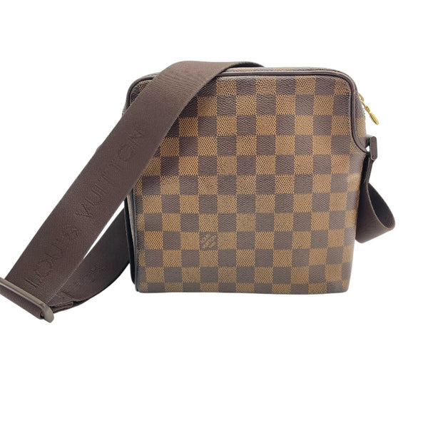 ルイ・ヴィトン LOUIS VUITTON オラフPM N41442 ブラウン ダミエ メンズ ショルダーバッグ