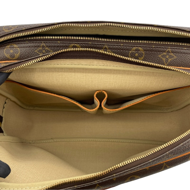 ルイ・ヴィトン LOUIS VUITTON リポーターGM M45252 ブラウン モノグラムキャンバス レディース ショルダーバッグ