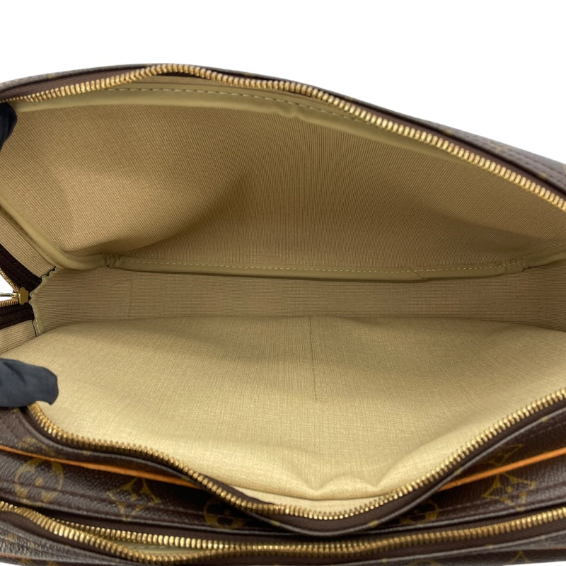 ルイ・ヴィトン LOUIS VUITTON リポーターGM M45252 ブラウン モノグラムキャンバス レディース ショルダーバッグ