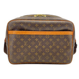 ルイ・ヴィトン LOUIS VUITTON リポーターGM M45252 ブラウン モノグラムキャンバス レディース ショルダーバッグ