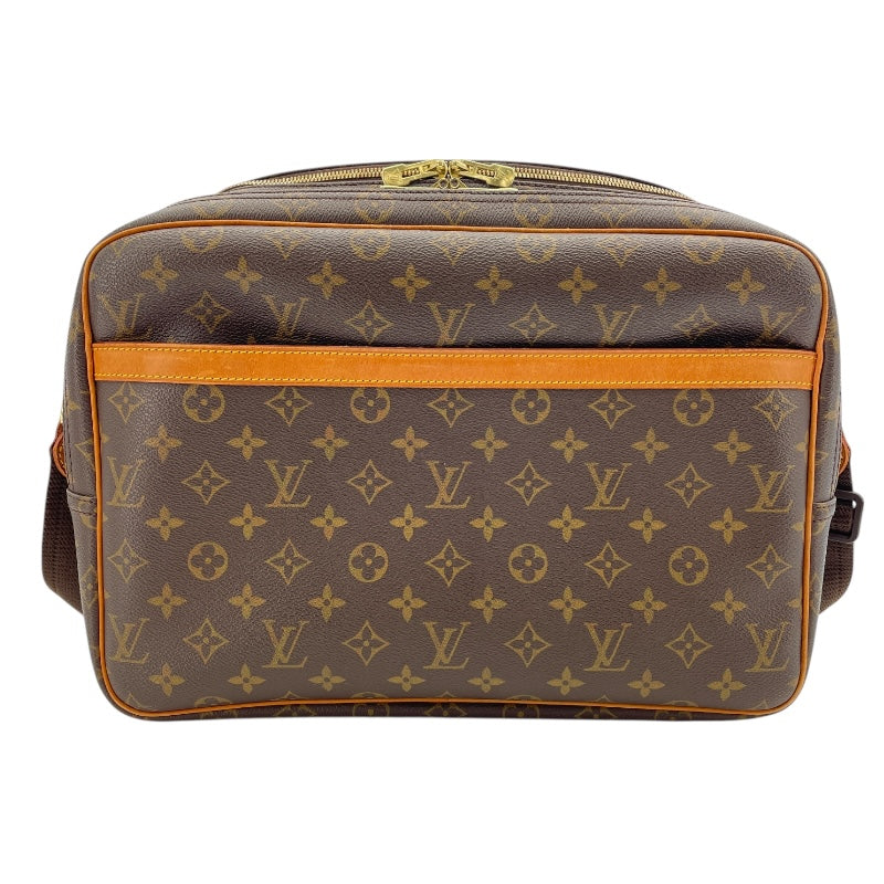 ルイ・ヴィトン LOUIS VUITTON リポーターGM M45252 ブラウン モノグラムキャンバス レディース ショルダーバッグ