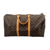 ルイ・ヴィトン LOUIS VUITTON キーポル50 M41426 ブラウン モノグラム ユニセックス ボストンバッグ