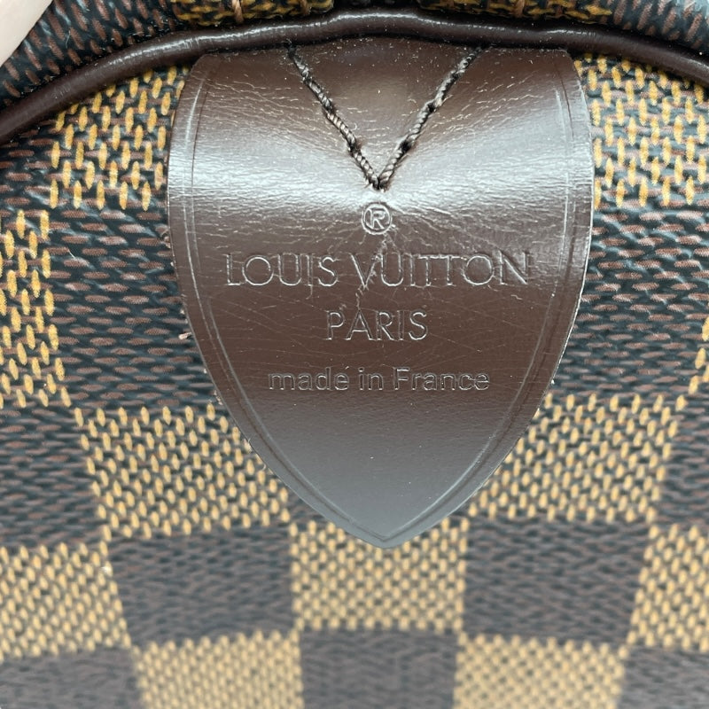 ルイ・ヴィトン LOUIS VUITTON スピーディ30 N41531 ブラウン ダミエ・キャンバス ユニセックス ボストンバッグ