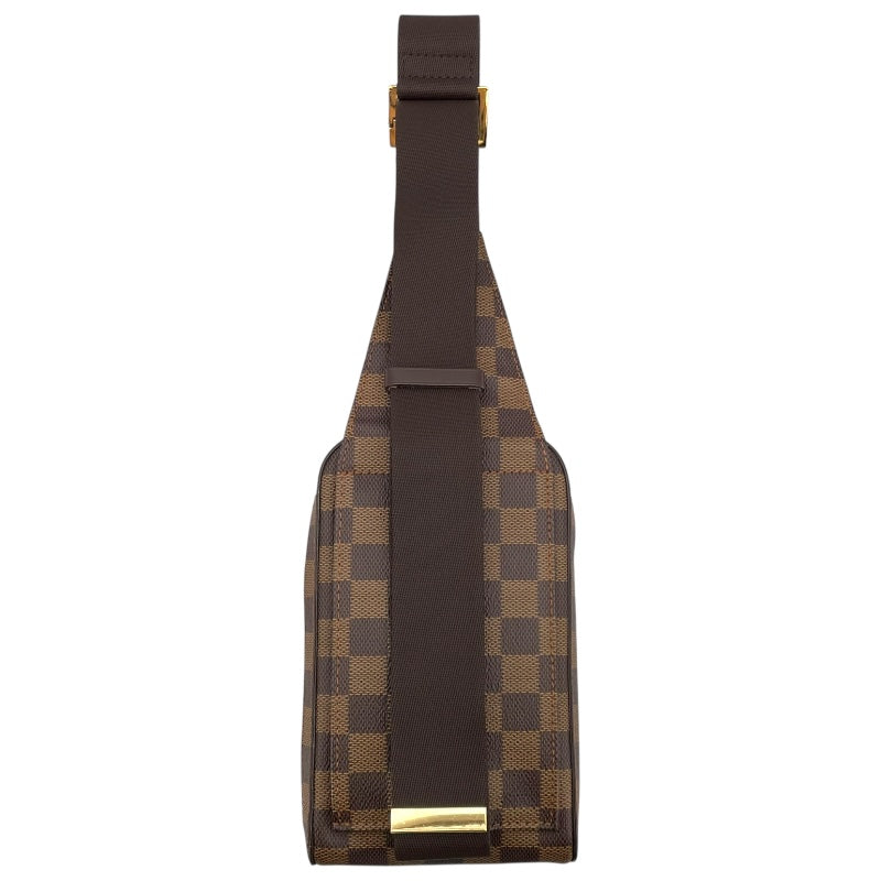 ルイ・ヴィトン LOUIS VUITTON ジェロニモス N51994 ブラウン ダミエ ユニセックス ボディバッグ