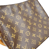 ルイ・ヴィトン LOUIS VUITTON ルーピングMM M51146 ブラウン　ゴールド金具 モノグラム レディース ハンドバッグ
