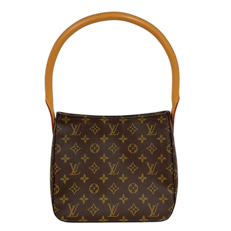 ルイ・ヴィトン LOUIS VUITTON ルーピングMM M51146 ブラウン　ゴールド金具 モノグラム レディース ハンドバッグ