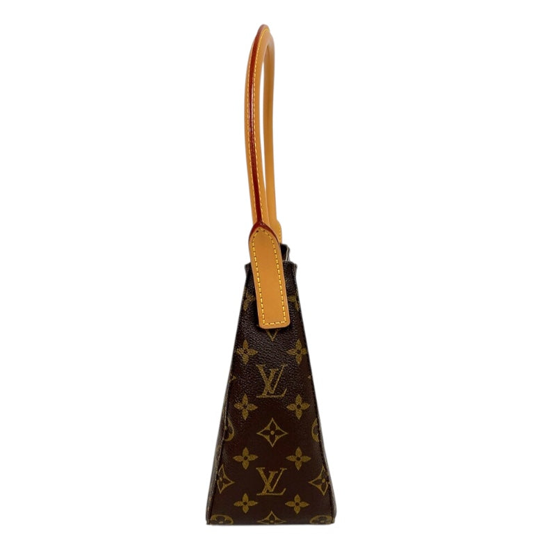 ルイ・ヴィトン LOUIS VUITTON ルーピングMM M51146 ブラウン　ゴールド金具 モノグラム レディース ハンドバッグ