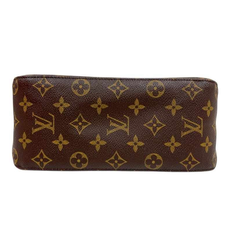 ルイ・ヴィトン LOUIS VUITTON ルーピングMM M51146 ブラウン　ゴールド金具 モノグラム レディース ハンドバッグ