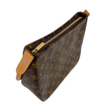 ルイ・ヴィトン LOUIS VUITTON ルーピングMM M51146 ブラウン　ゴールド金具 モノグラム レディース ハンドバッグ